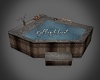 Bathtub -Copper accents