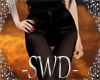 -SWD- Silk Brown Pants
