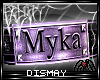 Myka collar custom (purp