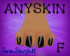 Anyskin Black Paws F