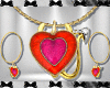 Pink Red Heart Jewelry