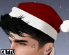 Santa Hat + Black Hair
