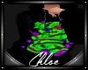 Green Evil Ted Hoody