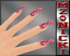 (MN) Pink Abstract nails