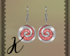 Kira Earrings Silv Red