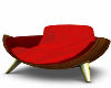 Cuddle hot red chair
