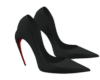 Curved Loub Pumps Blk