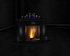 Black/Blue Fireplace