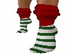 X-MAS SOCKS *GREEN/RED*