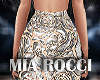 Silver Floral Skirt