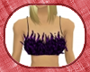 sexy purple feather top
