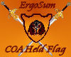 ErgoSum COA Held Flag