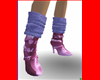 Boots an Socks Purple