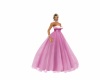[B] Pink Shafon Gown