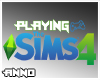 Playing The Sims 4
