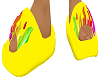 flame sandals yellow f
