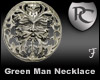 Long Greenman Necklace