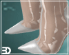 Sheer White Club Boots