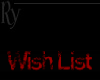 Wish List Red