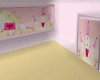 Pink castle girl nursery