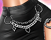 Chain Black Skirt