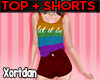 *LK* Top + Shorts
