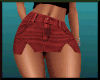 reda split skirt red
