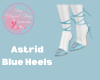 Astrid Blue Heels