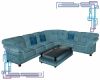 Raparound Sofa' BLUE'