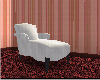 White chaise lounge