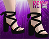 K- Platy Black Heels