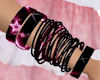 Pink Star Punk Bracelets