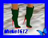 [M] boots xmas green
