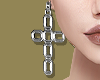 Silver Cross Earrings