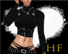 ^HF^ Black w/ Harness