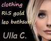 UC gold leo bathsuit RLS