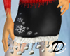 Snowflake skirt (black)