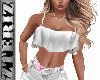 Ruffle Top - Rexi White