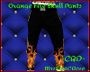 ~Orange Fire Skull Pant~