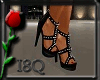 *8Q* Spiked Black Heels