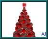 (AJ) Christmas Tree red