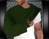 [L] GRN LIFTED SWEATER