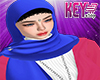 K* Ameena Blue Hijab