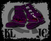 Emo Boots Purple