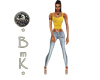 BmK  JEANS OUTFIT YELLOW