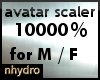 avatar scaler 10000%