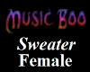 Music Boo Sweater Female