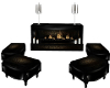 PVC Tiger Fireplace Set