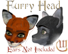 Furry Medium Muzzle Head