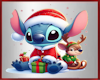 Stitch Xmas Wall Art